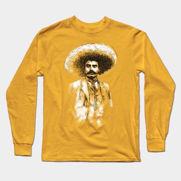 Zapata Long Sleeve T-Shirt by bulografik